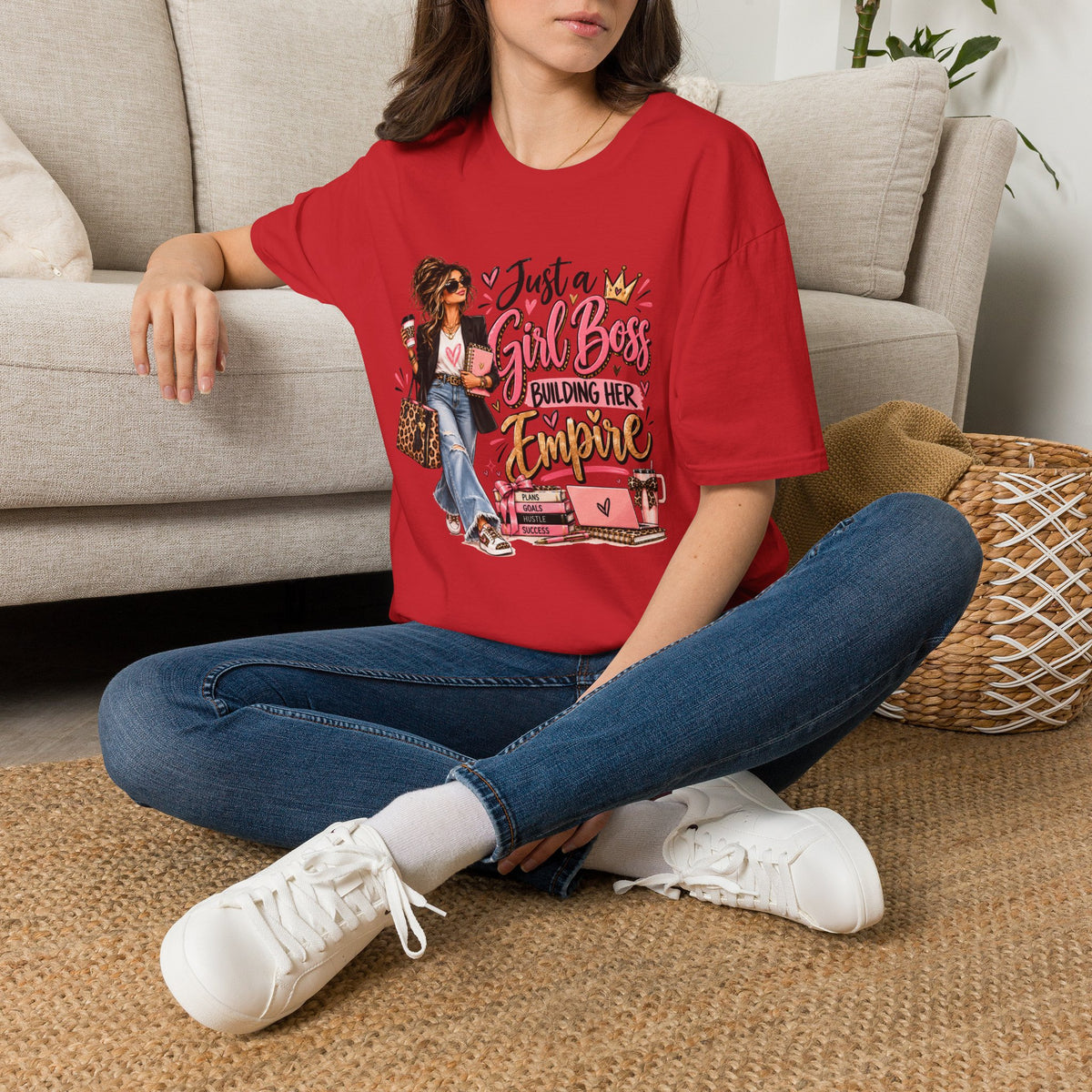 Just a Girl Boss T-Shirt | Building Her Empire Shirt | Women’s Empowerment Tee