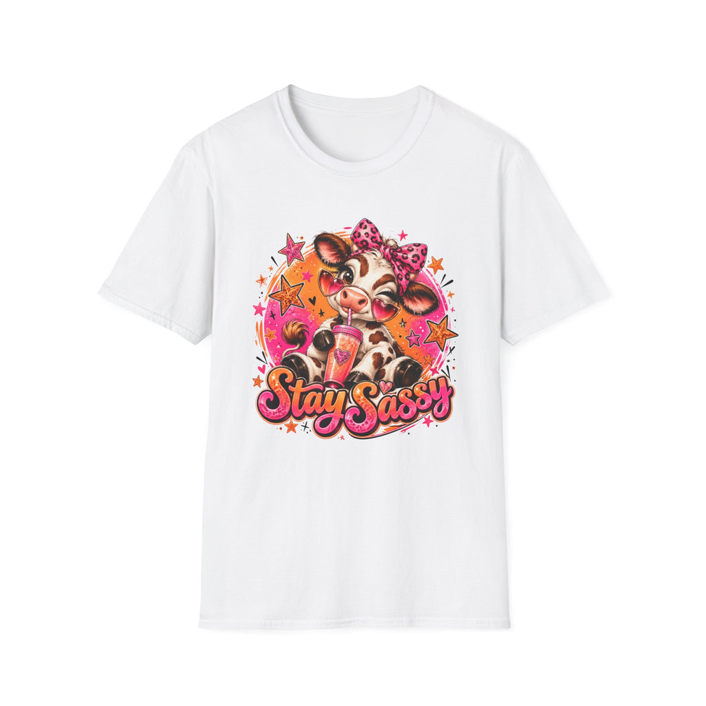Stay Sassy Cow T-Shirt | Cute Cow Shirt | Funny Sassy Tee