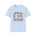 At My Age I Need Glasses T-Shirt | Funny Cocktail Shirt | Wine Lover Tee