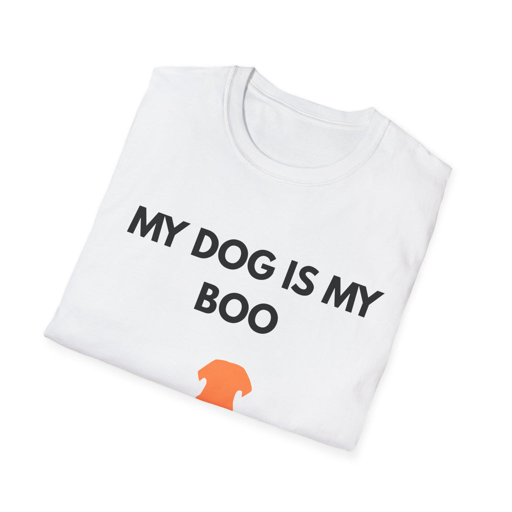 My Dog Is My Boo T-Shirt | Cute Halloween Dog Shirt | Pet Lover Tee