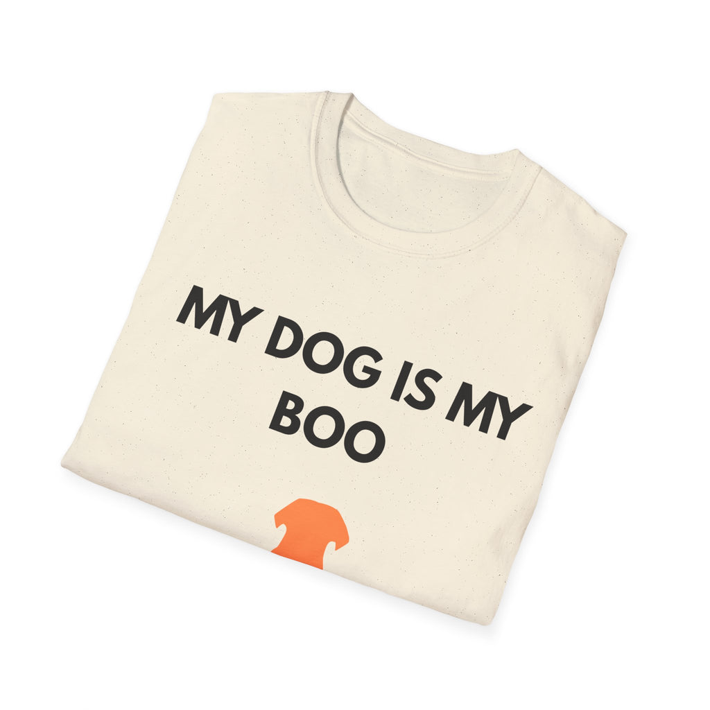 My Dog Is My Boo T-Shirt | Cute Halloween Dog Shirt | Pet Lover Tee