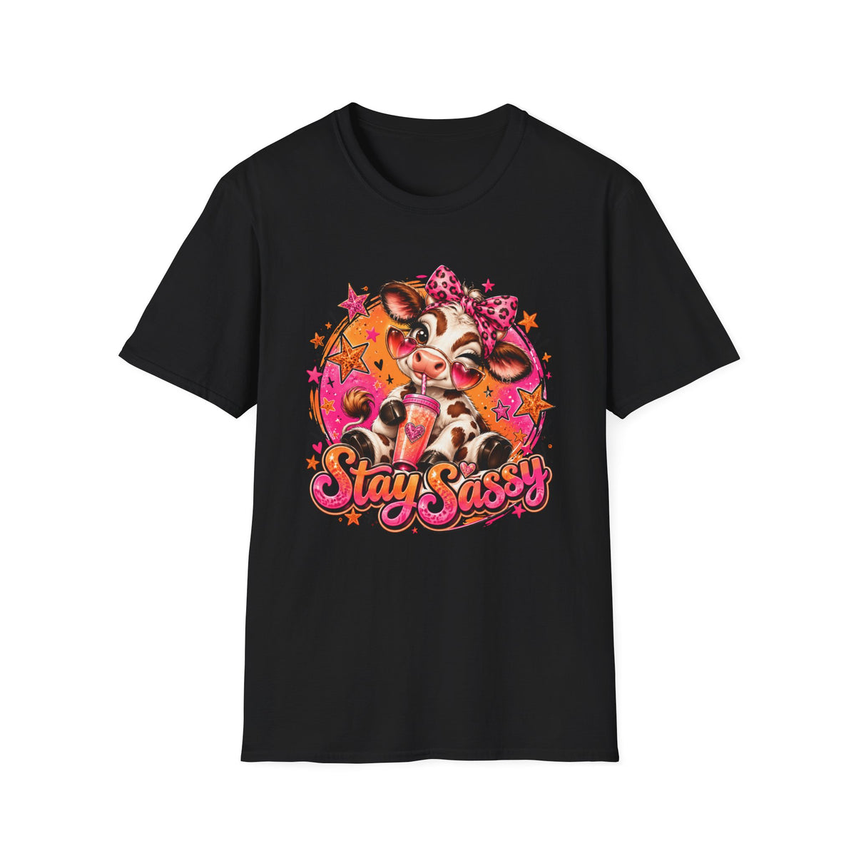 Stay Sassy Cow T-Shirt | Cute Cow Shirt | Funny Sassy Tee